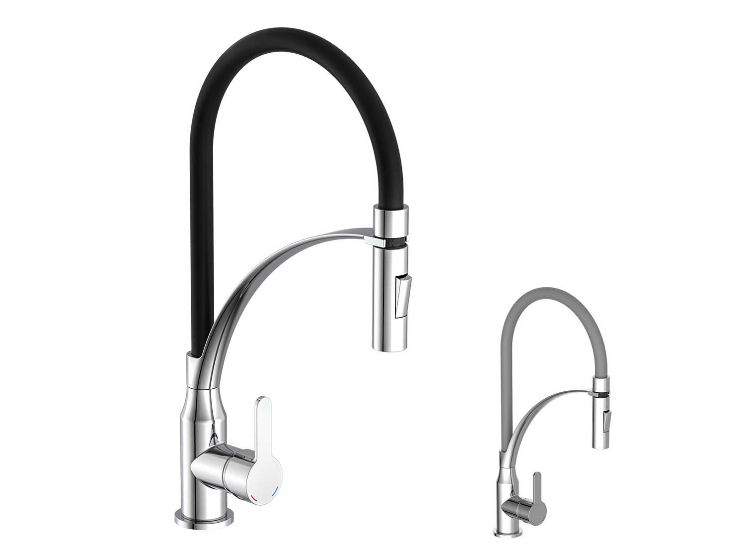 Eisl Robinet d'évier cuisine avec douche à vaisselle et tuyau interchangeable