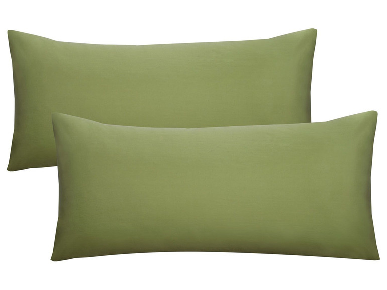 Aller en mode plein écran : BIBERNA, Lot de 2 housses de coussin en jersey fin - Image 25