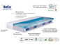 Matelas BeCo avec un noyau à ressorts ensachés 7 zones et une housse TENCEL, adapté aux allergiques.