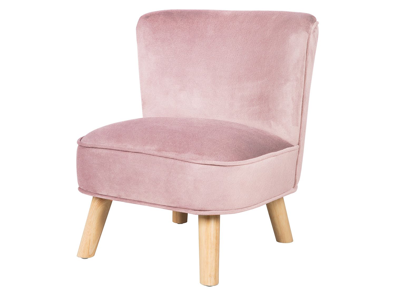 roba Fauteuil Club en Velours pour Garçon "Lil Sofa" Chaise Enfant avec Accoudoirs Confortable - vue 2