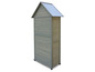 Cabane en bois avec un toit en pente