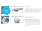 Gros plan d'une cuvette de toilette blanche avec fermeture lente et siège Duroplast.