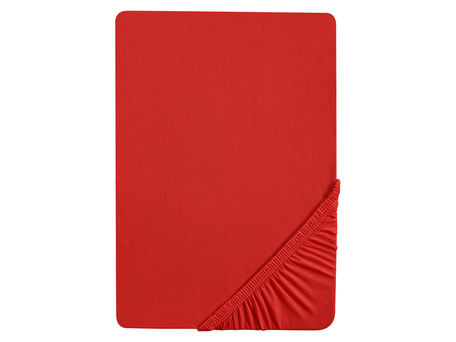 Biberna Drap-housse en jersey, 90-200 x 200-220 cm (rouge, 90-100 x 200 cm)
