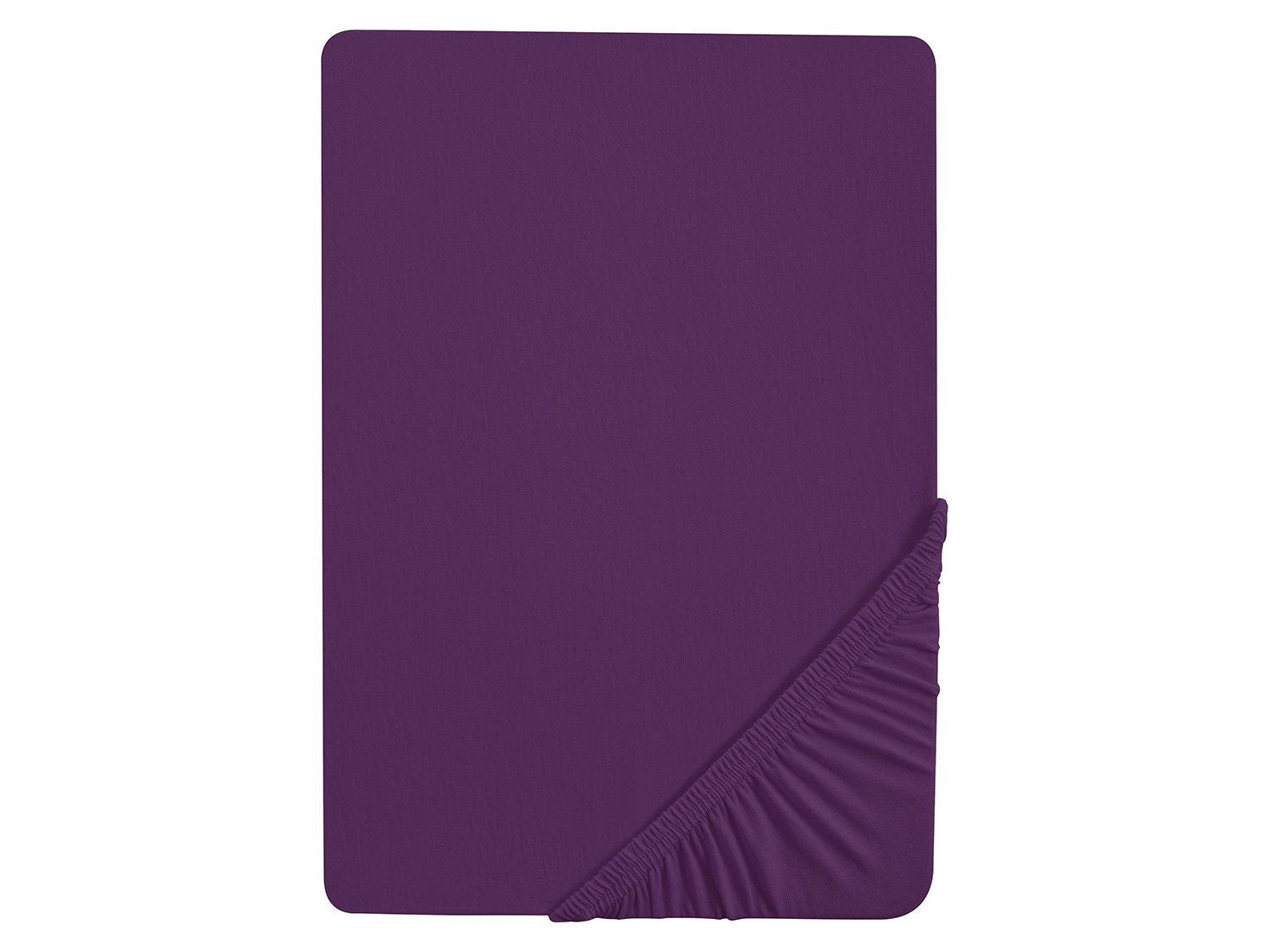 Biberna Drap-housse en jersey, 90-200 x 200-220 cm (mauve, 180-200 x 200 cm)