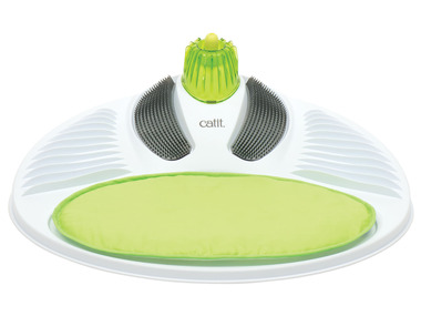 Catit Centre de bien-être pour chat CA Senses 2.0, avec brosses flexibles