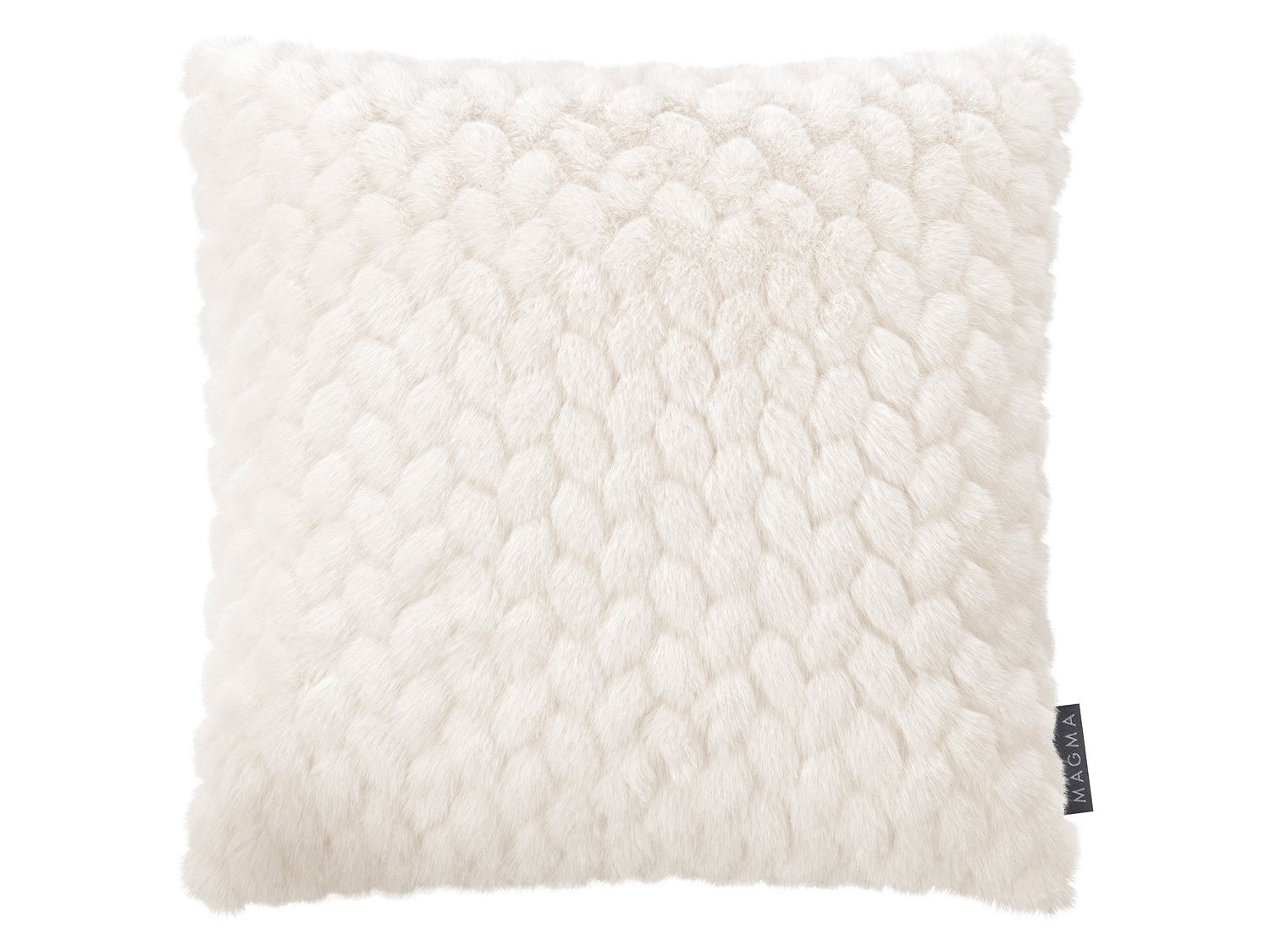MAGMA Housse de coussin »MINK« (40 x 40 cm, ivoire)