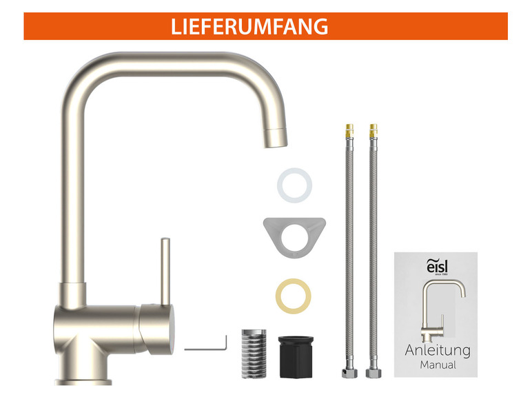 Aller en mode plein écran : Eisl Mitigeur robinet de cuisine FUTURA, avec fonction Cold-Start - Image 8