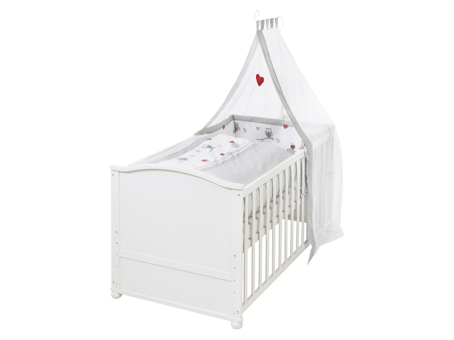 Lit bébé évolutif 70 x 140 cm ROBA ADAM ET EULE Avec accessoires - vue 4