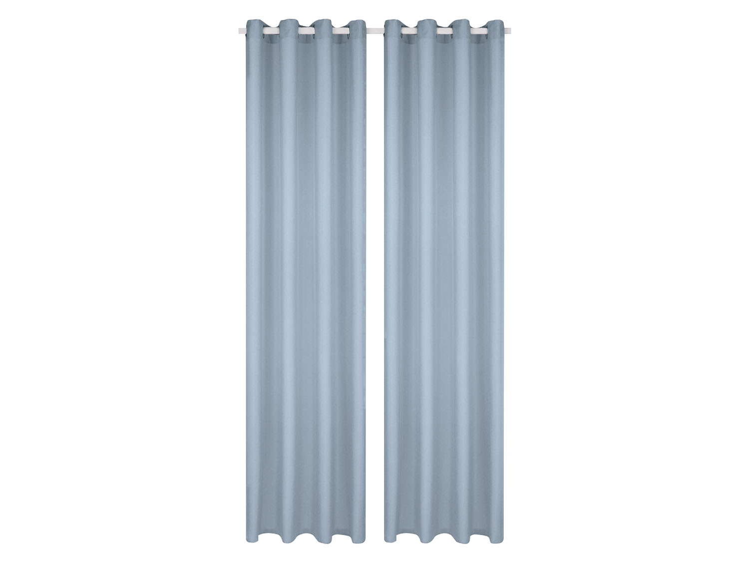 LIVARNO home Set de 2 rideaux (Oeillets, bleu)