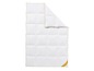 Une couette blanche en duvet de la marque Falette.