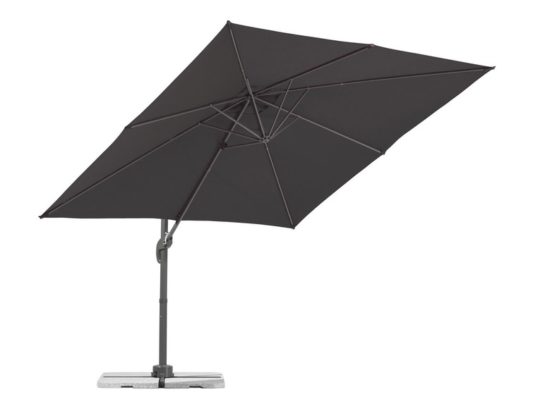 Aller en mode plein écran : Schneider Parasol déporté Valencia et housse de protection, portée 250 cm - Image 4