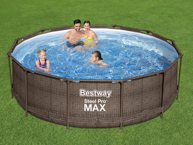 Bestway Kit piscine hors sol Steel Pro Max™, avec pompe de filtration