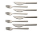 Cinq fourchettes et couteaux en argent Echtwerk.