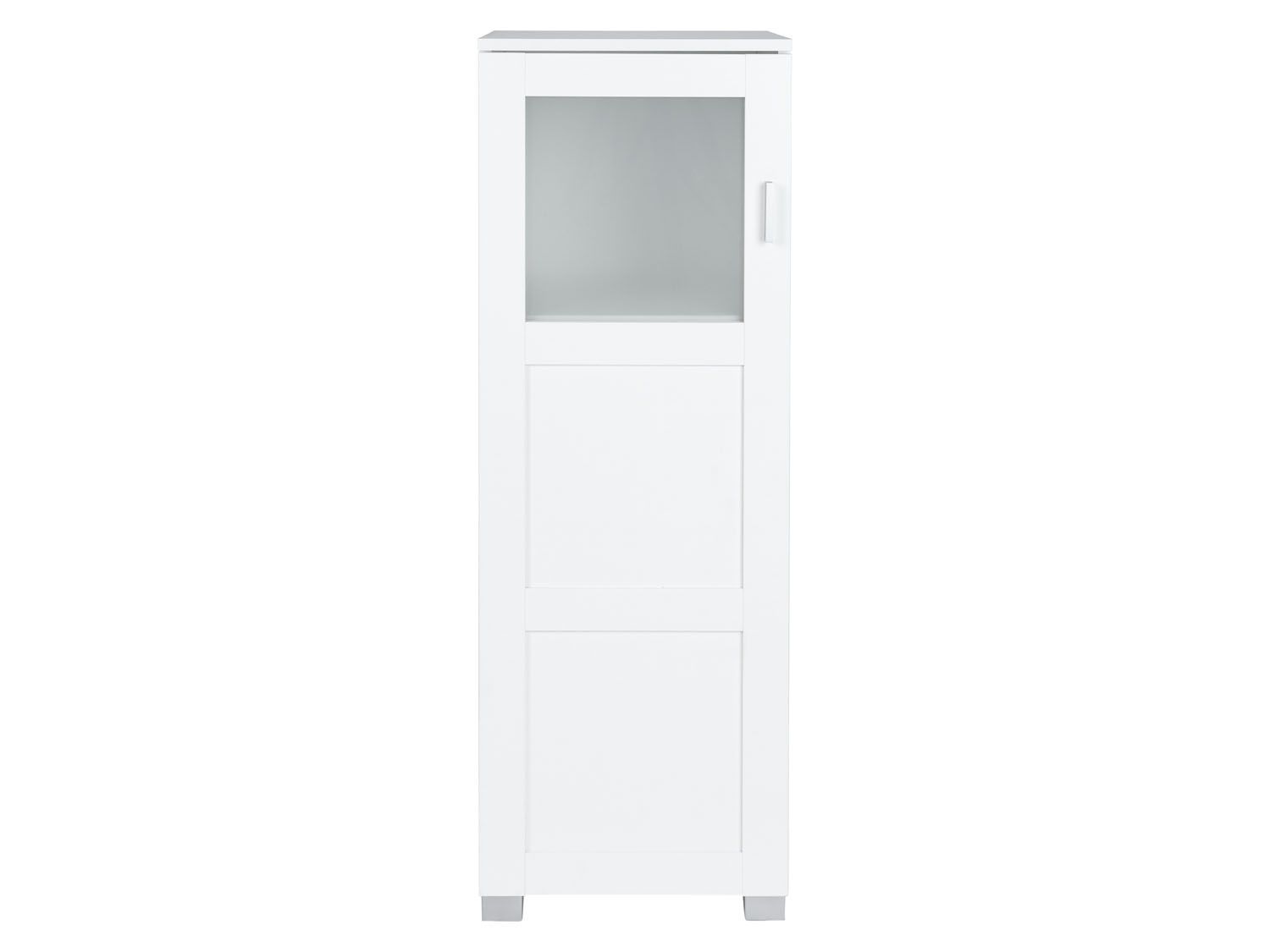 LIVARNO home Armoire latérale de salle de bains Basel, 37 x 115 x 34,8 cm, blanche