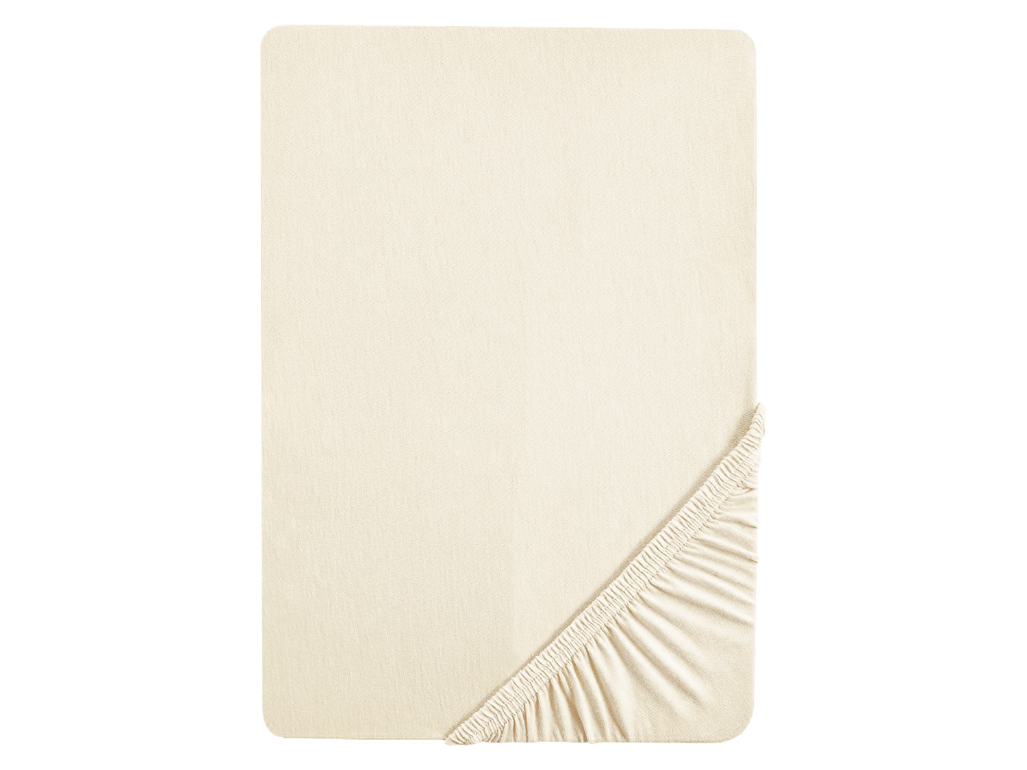 Biberna Drap-housse en jersey, 90-200 x 200-220 cm (crème, 90-100 x 200 cm)