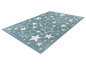 Tapis bleu avec des étoiles blanches