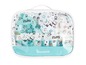 Ensemble de soins pour bébé Badabulle avec thermomètre, brosse et peigne.