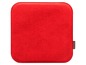 Un dessous de verre carré rouge de Magma Design.