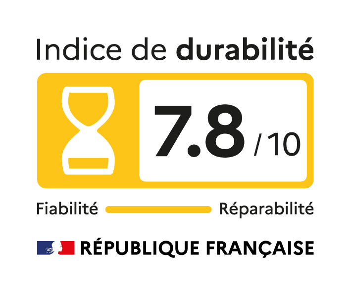 Indice de durabilité : 7.8 / 10