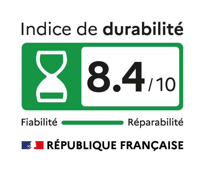 Indice de durabilité : 8,4/10