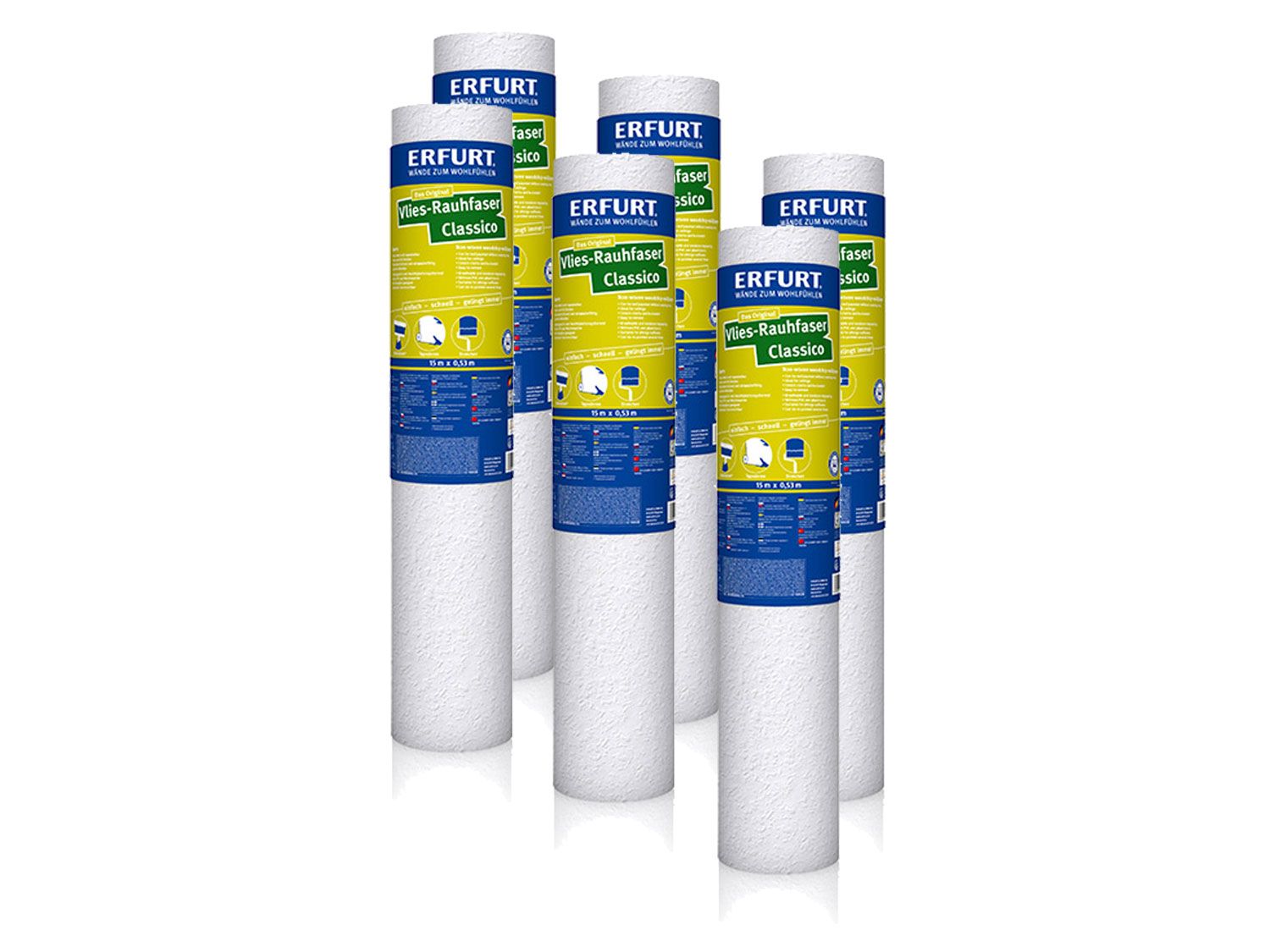 ERFURT Papier peint ingrain »Classico«, 6 rouleaux