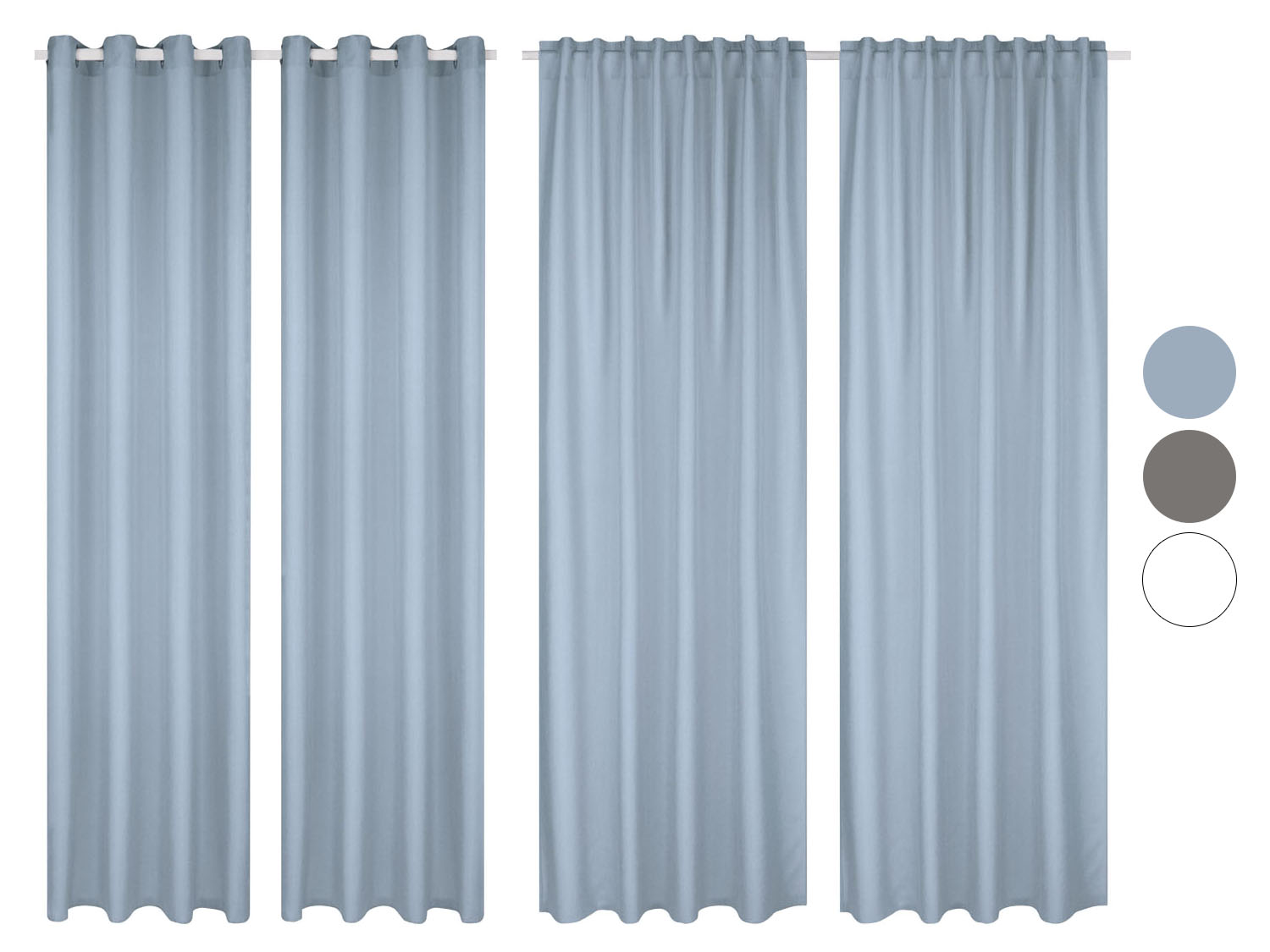 LIVARNO home Set de 2 rideaux