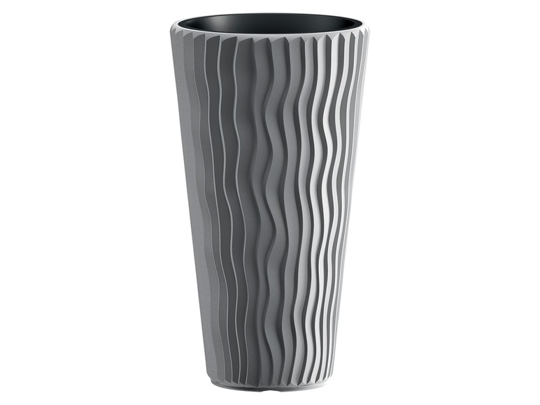 Prosperplast Pot à fleurs Sandy Slim, aspect ondulations 4