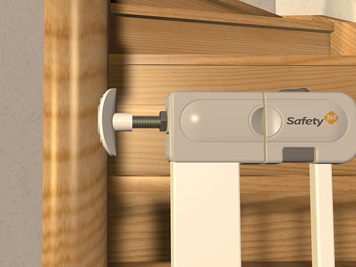 Safety 1st Barrière D'escalier Adaptateur Balustrade X2 Y Spindle Mtal - vue 4