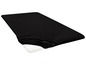 Un drap-housse noir.