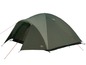 Une tente High Peak Nevada 4 verte pour le camping.