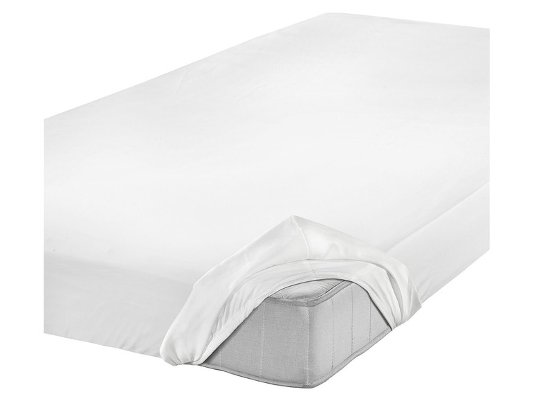 Drap housse blanc pour matelas