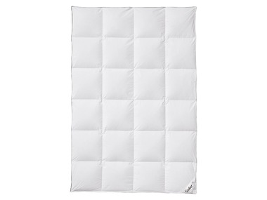 Fjödur Couette à cassettes classique avec des plumes et du duvet, bien chaude