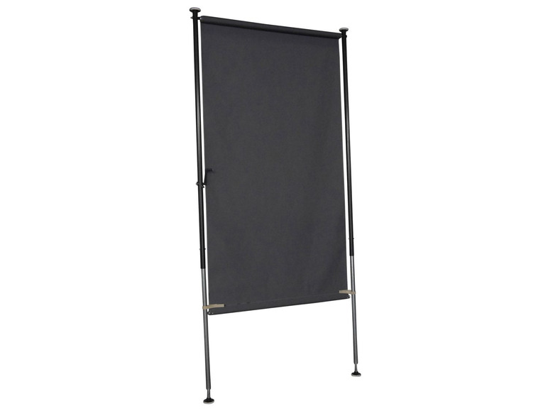 Un fond photo pliable noir.