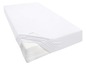 Matelas blanc avec drap-housse