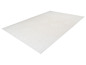 Tapis blanc avec un motif géométrique.