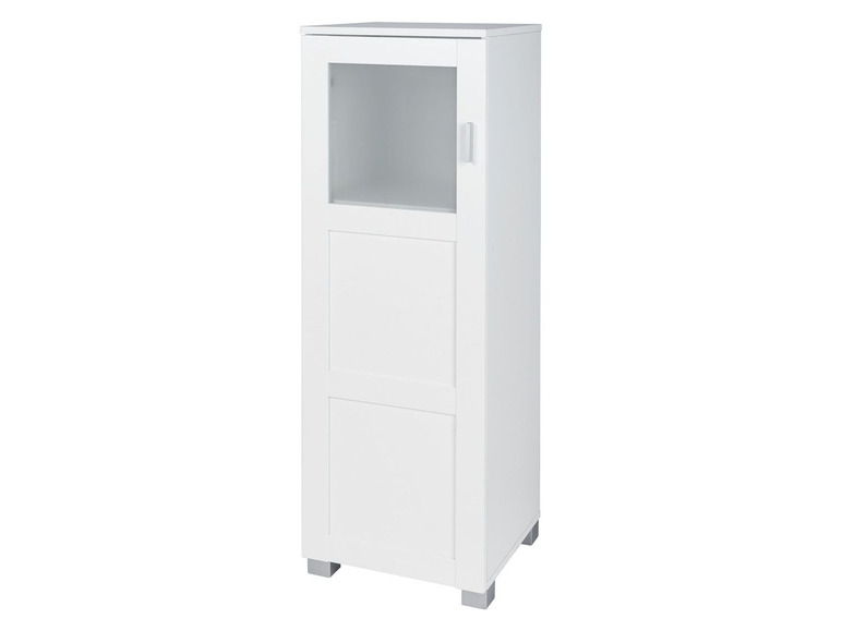 Aller en mode plein écran : LIVARNO home Armoire latérale de salle de bains Basel, 37 x 115 x 34,8 cm, blanche - Image 4