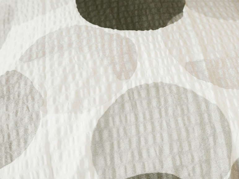 Aller en mode plein écran : Primera Linge de lit en seersucker Cercles gris - Image 4