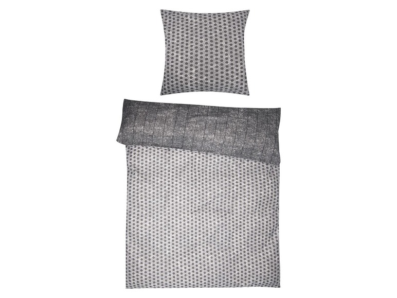 Parure de lit avec housse de coussin à pois