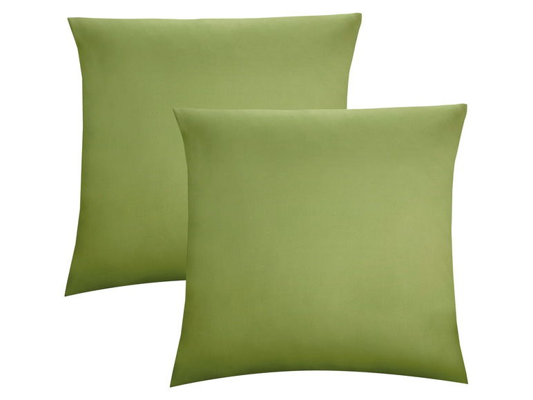 Aller en mode plein écran : BIBERNA, Lot de 2 housses de coussin en jersey fin - Image 26