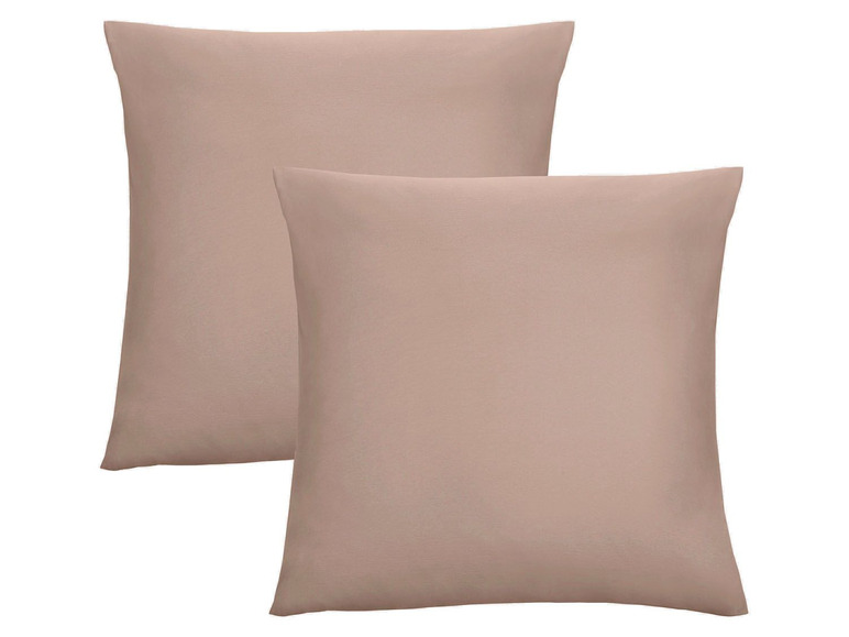 Aller en mode plein écran : BIBERNA, Lot de 2 housses de coussin en jersey fin - Image 30