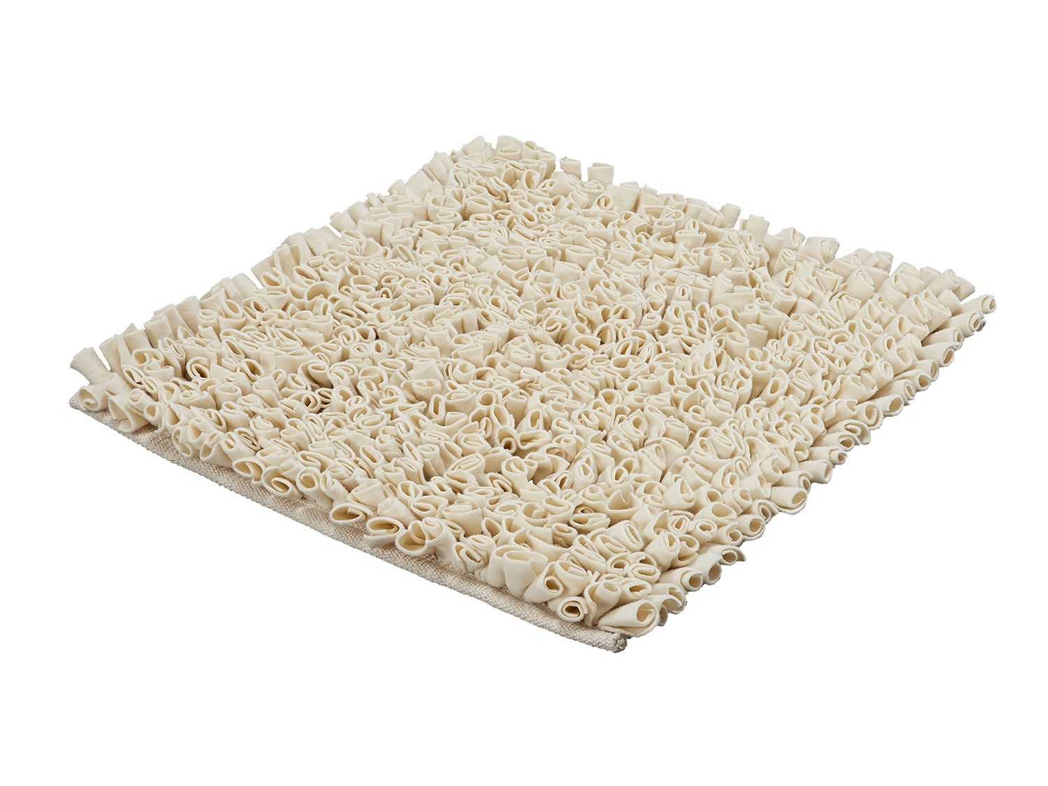 Kleine Wolke Tapis de bain Antigua (beige sable, 60 x 60 cm)