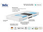 Matelas BeCo avec noyau en mousse confort 7 zones, housse Tencel et design ergonomique.