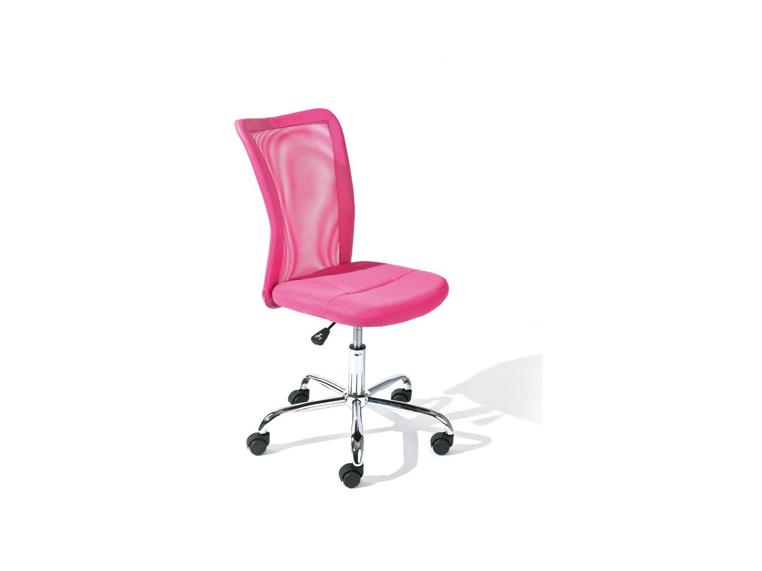 Inter Link Chaise de bureau pivotante pour enfants (rose)