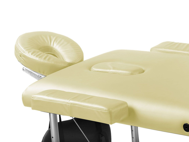 Aller en mode plein écran : Table de massage body coach, pliable en 3 parties, piètement en aluminium léger, réglable en hauteur - Image 2