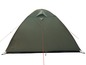 Une tente verte pour le camping