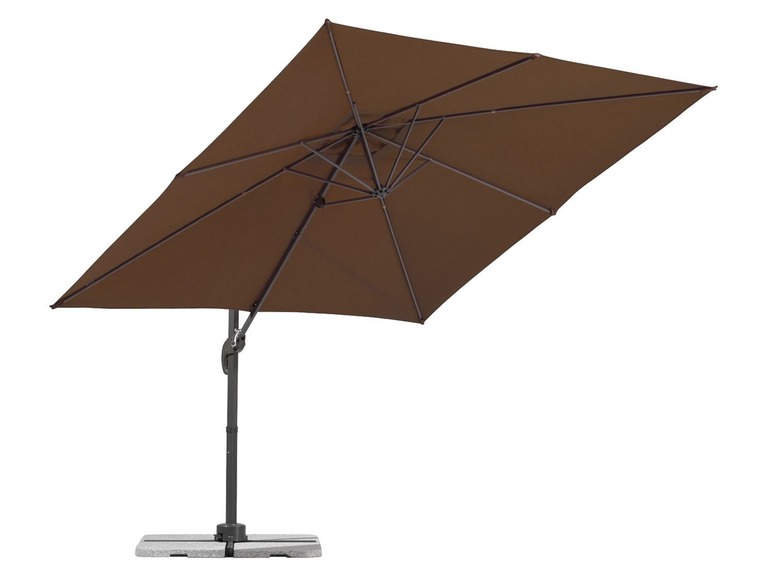 Aller en mode plein écran : Schneider Parasol déporté Valencia et housse de protection, portée 250 cm - Image 6