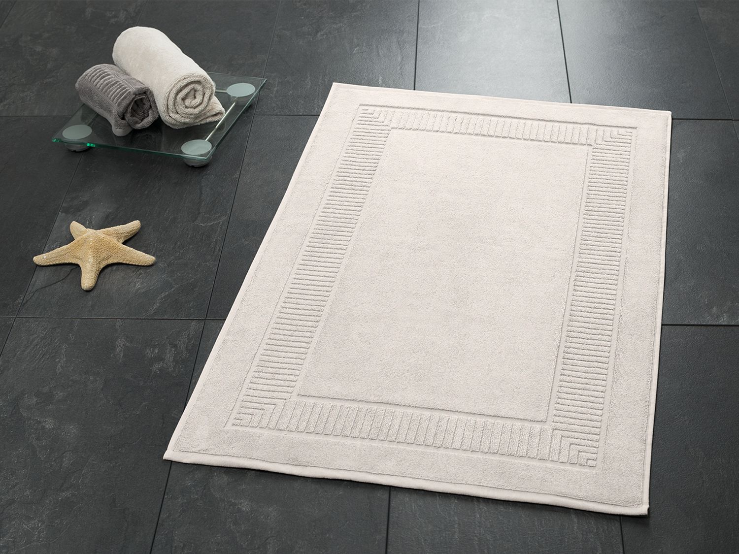 Gozze+Tapis+de+bain,+50+x+70+cm+(creme)