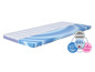 Une coupe transversale d'un matelas avec la technologie Gel Touch.