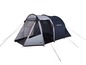 Une tente High Peak gris et bleu, idéale pour le camping.
