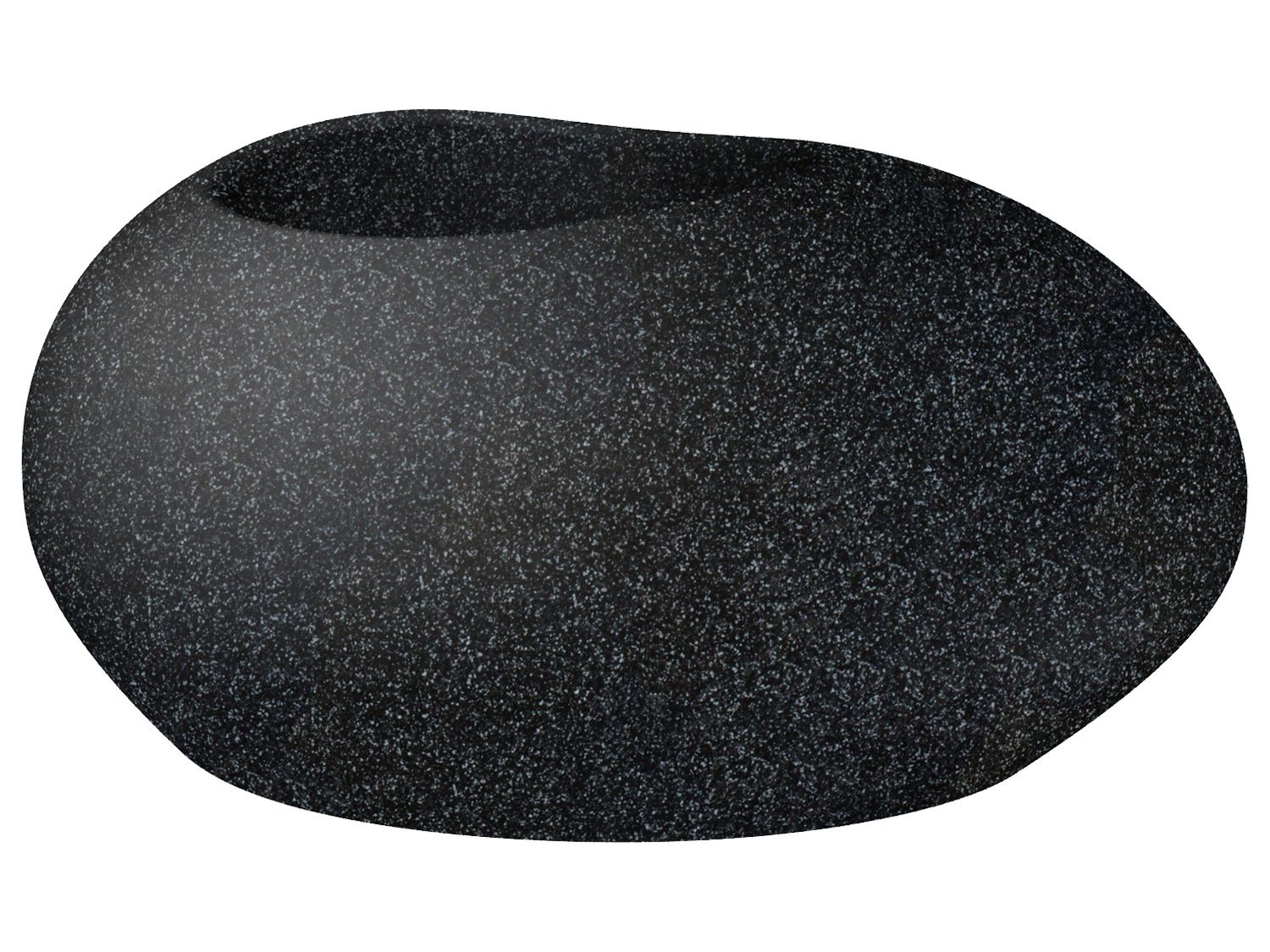 Scheurich Pot à fleurs »Flow« (noir, Ø 48 cm, hauteur 23 cm)